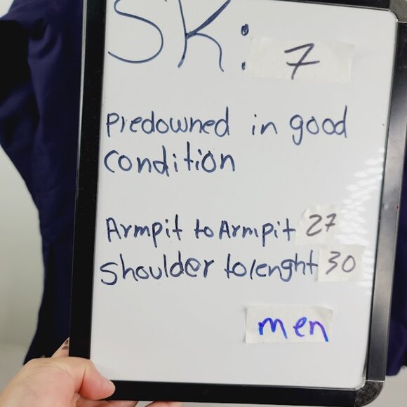 Fed Ex Men's Black Purple Herman Reflective Long Sleeve Hooded Rain Jacket Sz XL - Picture 7 of 7